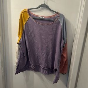 Fun Block Colored Long Sleeve